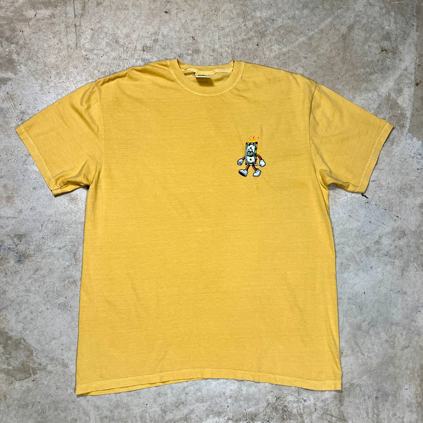 Grinding Effortlessly Tee (mustard)